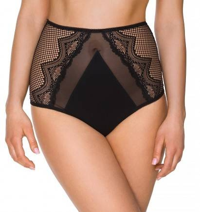 2221 Lupoline Damen-High-Rise-Slip - schwarz