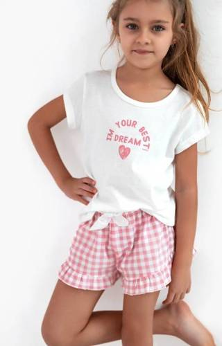Sensis Keyla Kids Schlafanzug für Mädchen - Perle