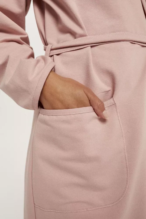 Karina Damenbademantel Italian Fashion - puderrosa