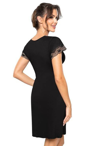 Hana Donna Nachthemd – Schwarz