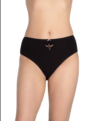 Damen Baumwollslips Lama L-122 BI-67 – Bikini Slip 3er Set Panther/Zebra