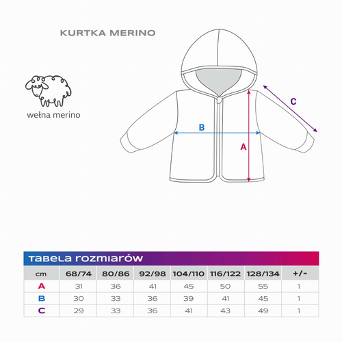 Eevi Kinderjacke aus Merinowolle – Marineblau, atmungsaktiv und weich