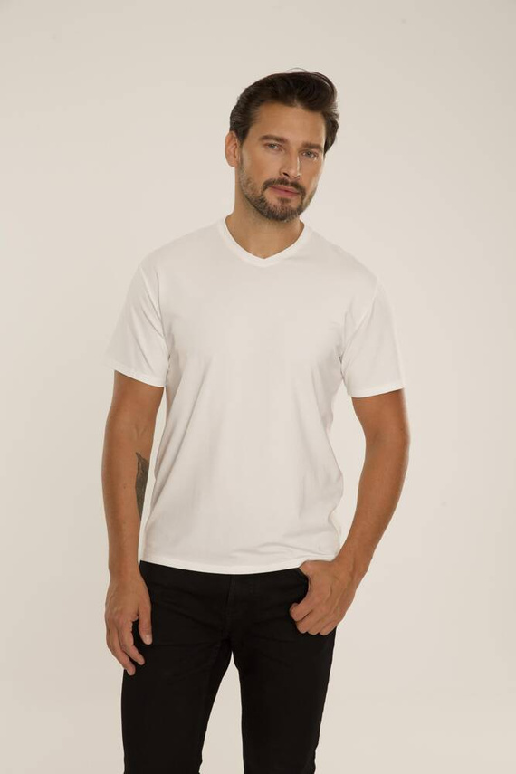 828 Chandler t-shirt De Lafense - ecru