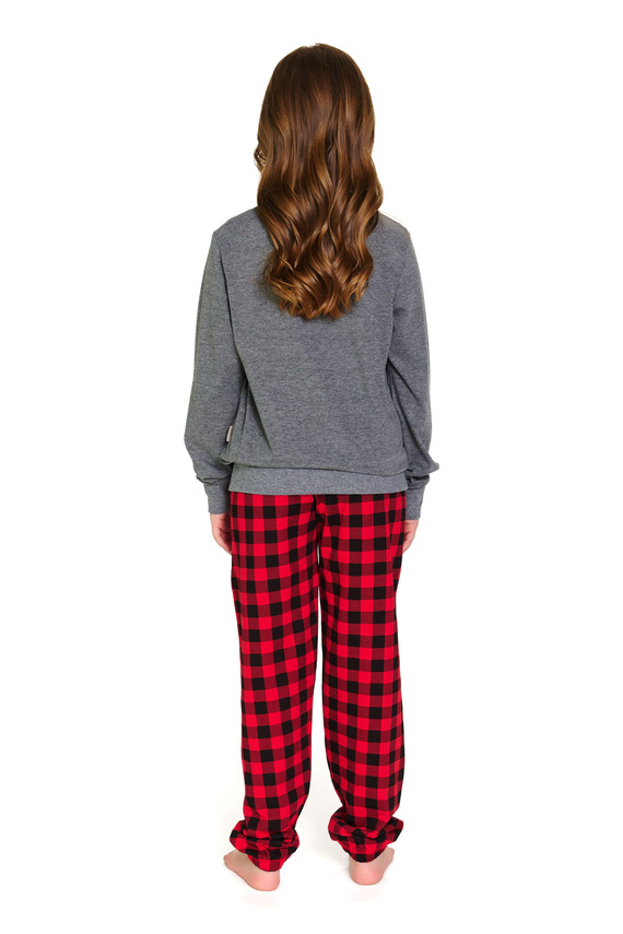 7345 Dunkelgrauer Doctor Nap Kinderpyjama – 100 % Baumwolle