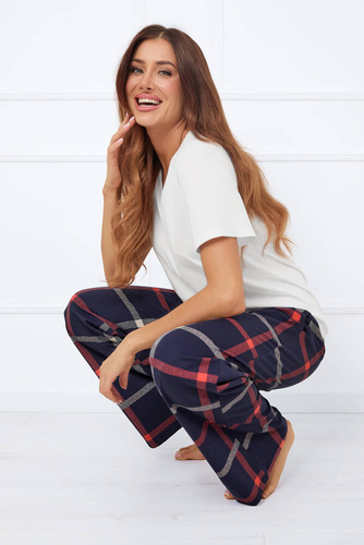 Izera Damen-Pyjamahose Italian Fashion - Druck