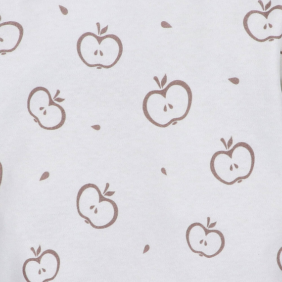 ABN-5294/JAB Happy Apples Body aus Bio-Baumwolle mit Nini-Print