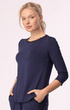 T-shirt navy blau