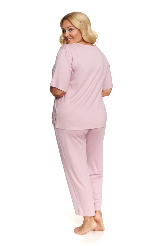 7154 Doctor Nap Damen-Pyjama in Übergröße – Papaya