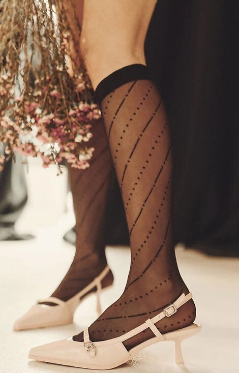 574 Mira Kniestrümpfe 20 den Gabriella schwarz