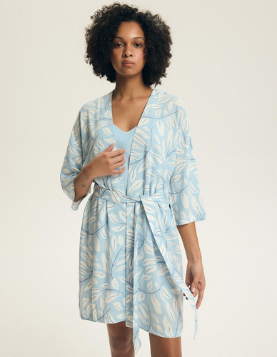 Damen Bademantel 44483 Estes 100% Viskose 3/4