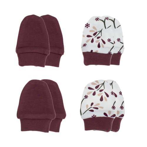 217083 Alisa Nicol Baumwollhandschuhe 4er-Pack – für Babys