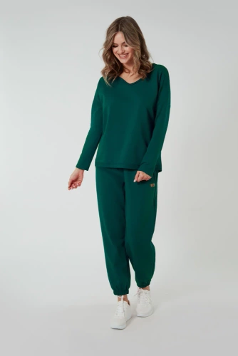 Madri Damenhosen Italienische Mode - grün