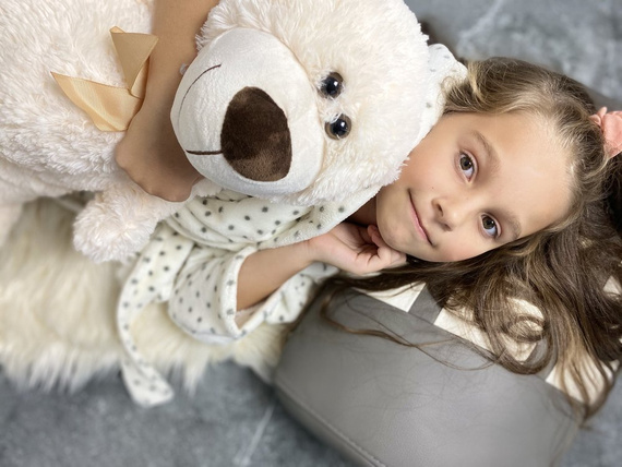 367 Melanie Forex Kinder Bademantel - ecru