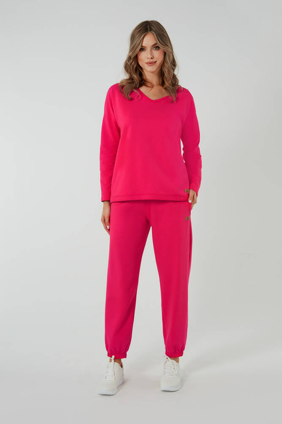 Madri Damenhose Italienische Mode - fuchsia 