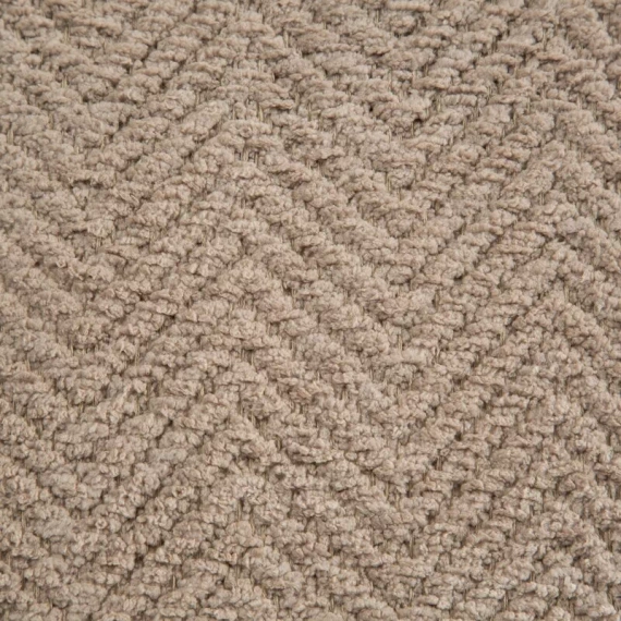 Milo Decke Tagesdecke mit Fransen Eurocurtains beige