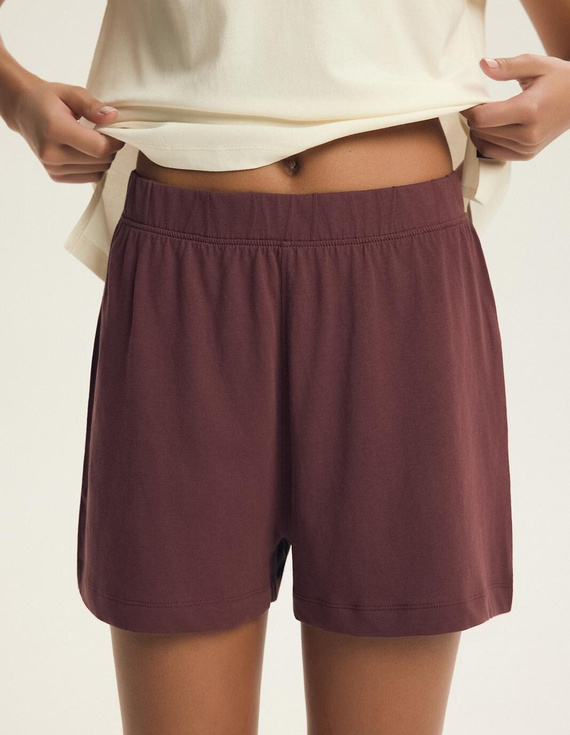 Damenpyjama Henderson Evika 44464 – Baumwolle, Fruchtstickerei, Shorts