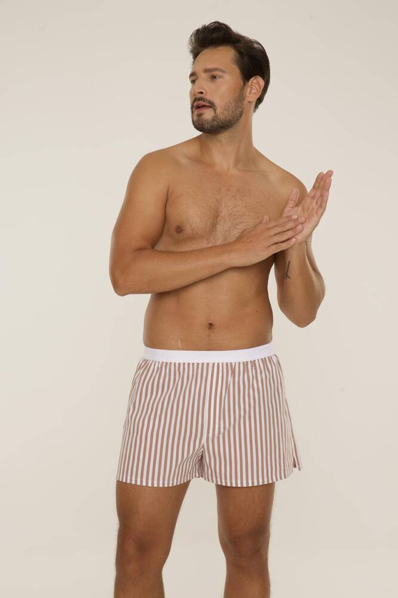 826 Taylor Herren Boxershorts De Lafense - braun