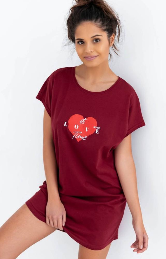 Sensis Love Time Nachthemd - kastanienbraun