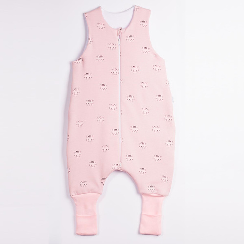 Schlafsack mit Beinen Nicol Tosia 225044 1,5 TOG Baumwolle Katzen Rosa