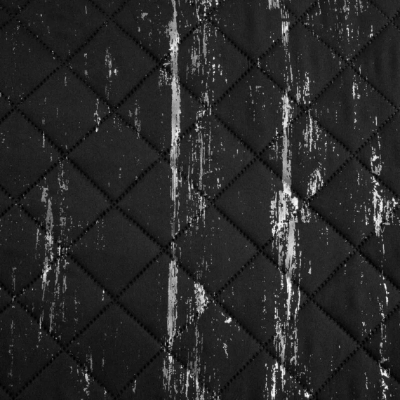 Blink 1 dekorative Tagesdecke Design91 schwarz/silber