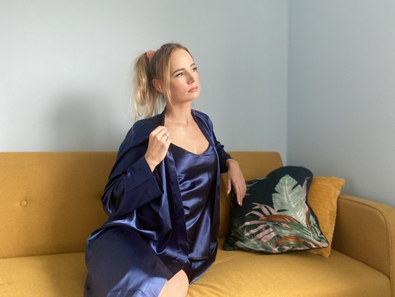 937 Classic Forex Damen-Schlafanzug - navy blau