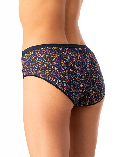 Damen-Slip Key LPC 760 rosa marineblau – Baumwolle, bequem, 2er-Set