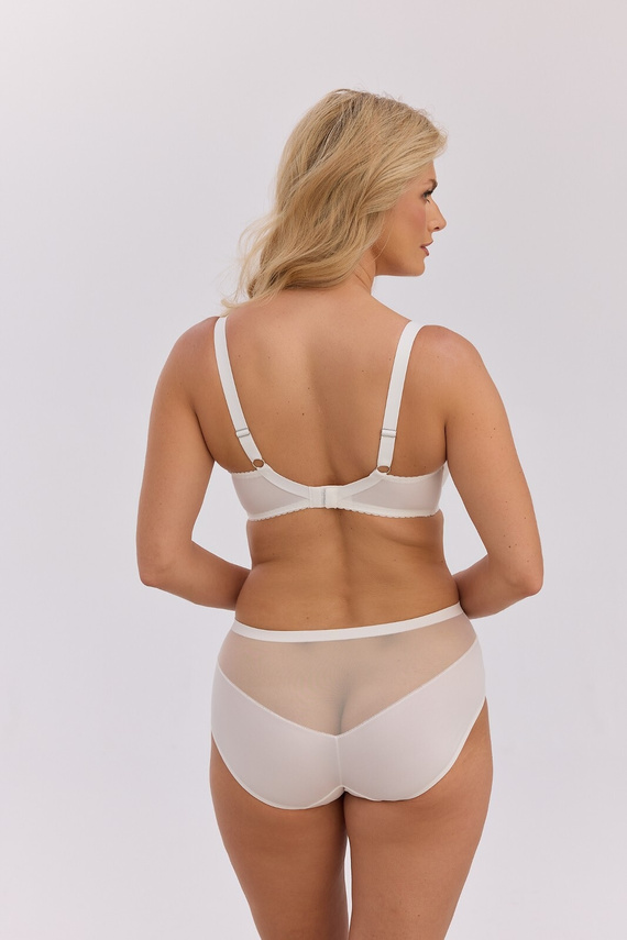 Damen Slip Gaia GFP 1341 Liana ecru klassisch bequem mit Stickerei