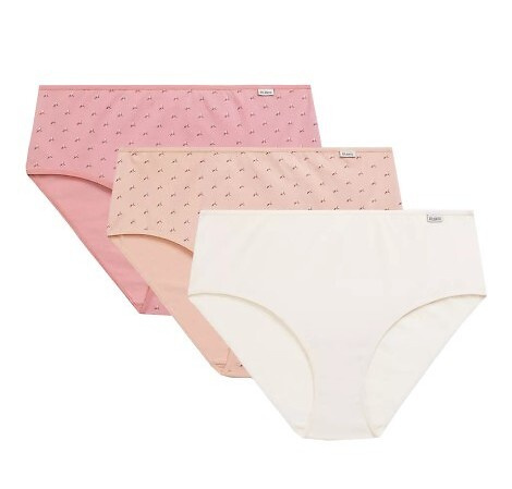 LP-221 Klassisches Damenhöschen Atlantic - Rose-Ecru-Dunkelrosa