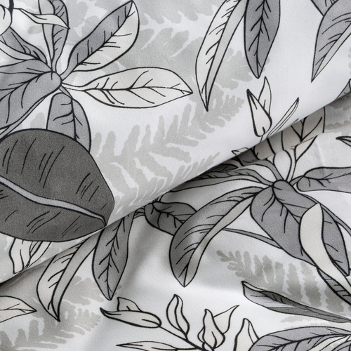 Bettwäsche Cassie Design 91 Blumenmuster wendbar weich mit Reißverschluss