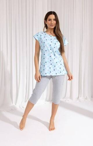 690 Regina Damenpyjama, grün