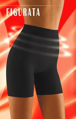 Figurata Damenshorts Wolbar schwarz – modellierend, schlankmachend, sportlich