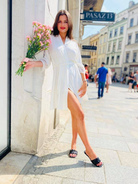 342 Fanny Damen Kurzer Morgenmantel Forex - ecru