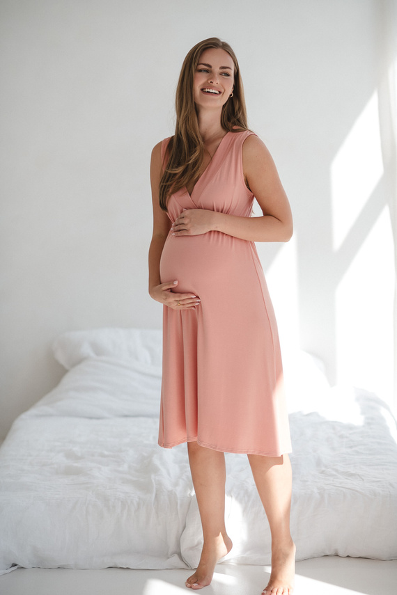 Star Light Umstands- und Stillnachthemd Kräuterrose Milk&Love – Bambusviskose | Komfort und Weiblichkeit