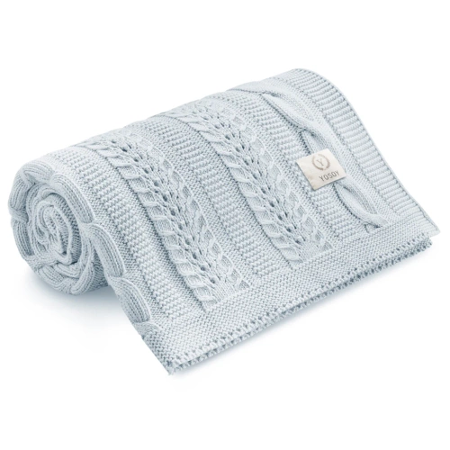 Blaue Bambusdecke Dreamy Yosoy – weich, atmungsaktiv, sicher für das Kind