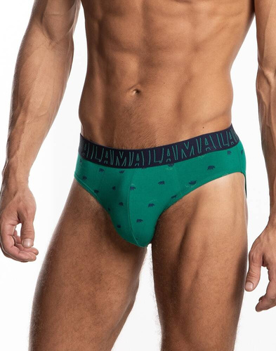 M-1055 SD Herren-Slip Lama rot grün