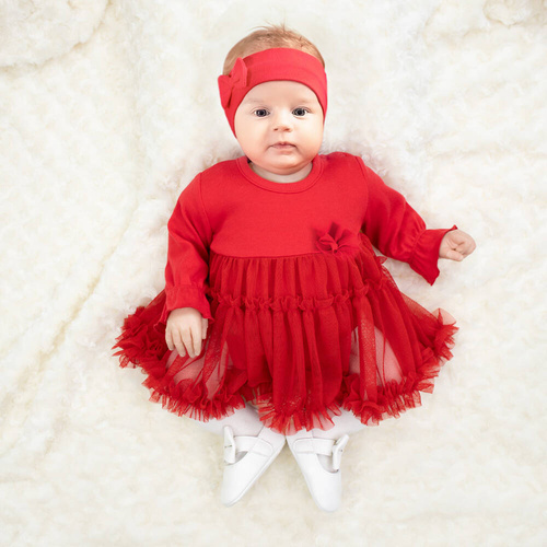 163158 Kleid-Body „Magic of Christmas“ Nicol - rot