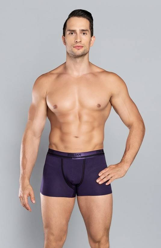 Umberto Herren Boxershorts Italienische Mode - Wein