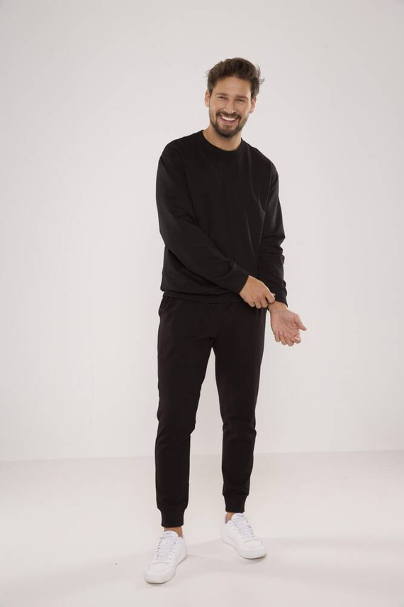 728 Just Forex Herren Sweatshirt - schwarz