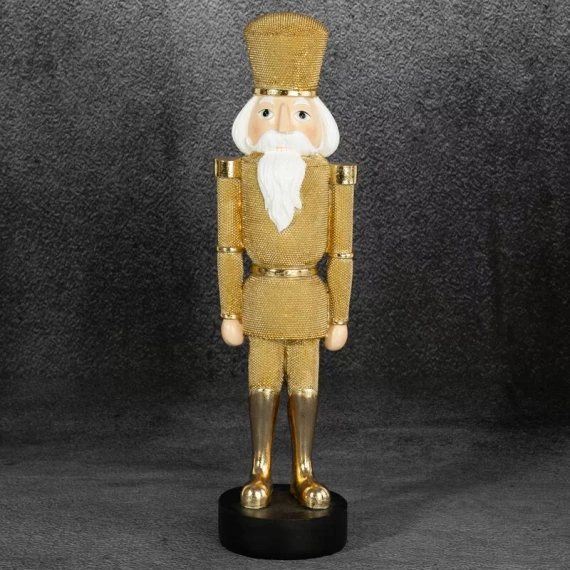 199 Weihnachtsnussknackerfigur, Eurocurtains, Gold