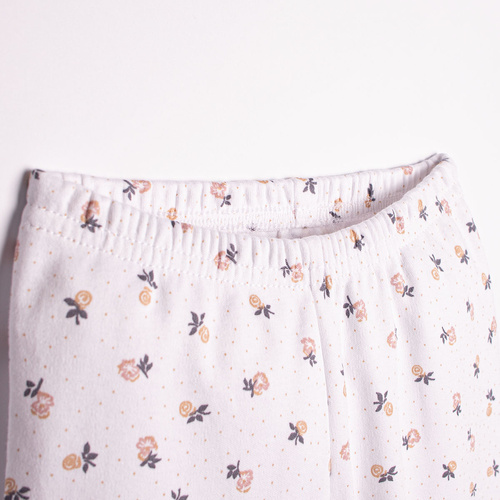 Nicol 220036 Mädchen Pyjama 100% Baumwolle weich bequem Blumen