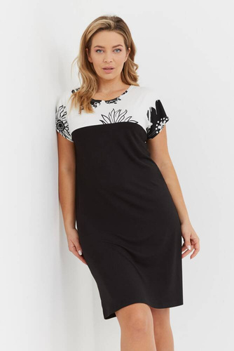 742 Elle Forex Nachthemd - schwarz