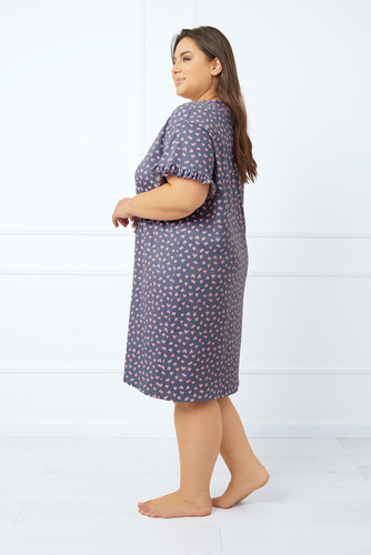 Lotte Damen Kurzarm Shirt Italian Fashion - Druck