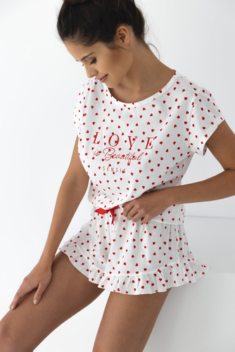 Justine Sensis Damenpyjama – Creme