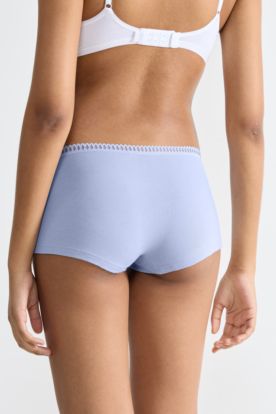 GO Crush Short C3P Damen Shorts 3er-Pack Sloggi - V003 blau