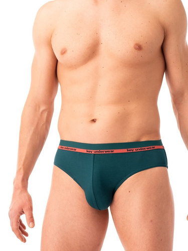 MPP 286 Key Herren-Slip schwarz grün – Baumwolle, 2er-Pack im Karton, Komfort und Stil