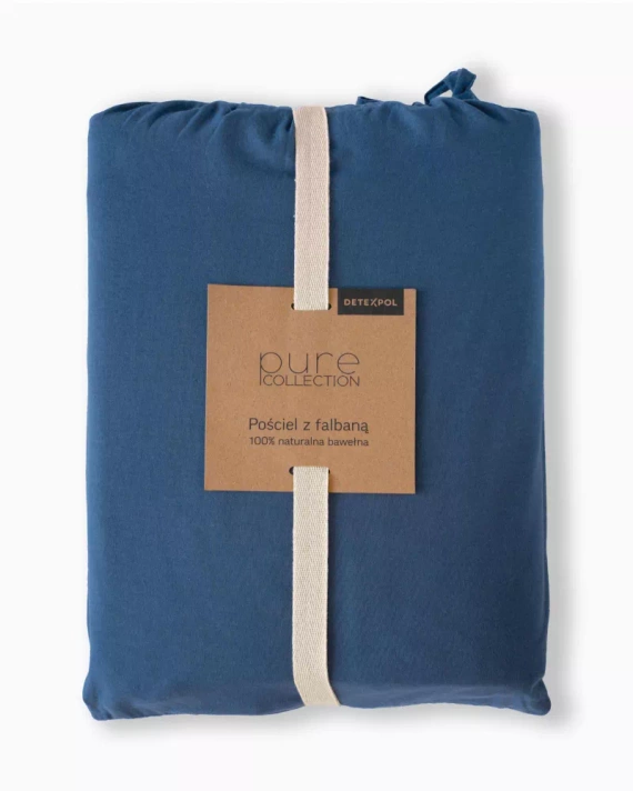 Pure 23 Bettwäsche aus einfarbiger Baumwolle, Detexpol-Denim