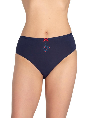 Damen-Slips L-120BI-95 Lamablau – Baumwolle, 3er-Pack, bequem und klassisch