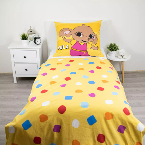 Bettwäsche Bing Hase und Sula 140x200 Jerry Fabrics Baumwolle