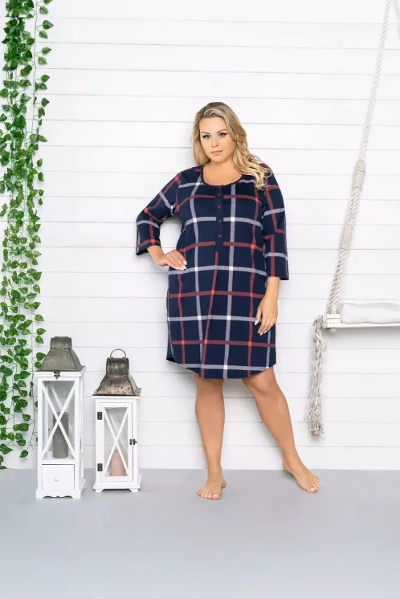 Izera Damen Still und Stillen 3/4 Ärmel Shirt Italian Fashion - Druck