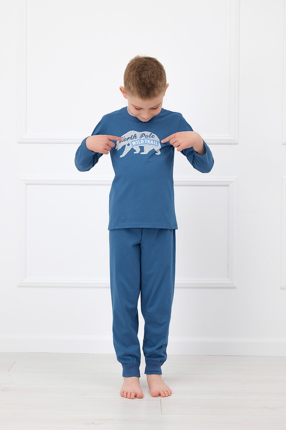 Jungen Pyjama Shiba Italian Fashion 100% Baumwolle Shorts